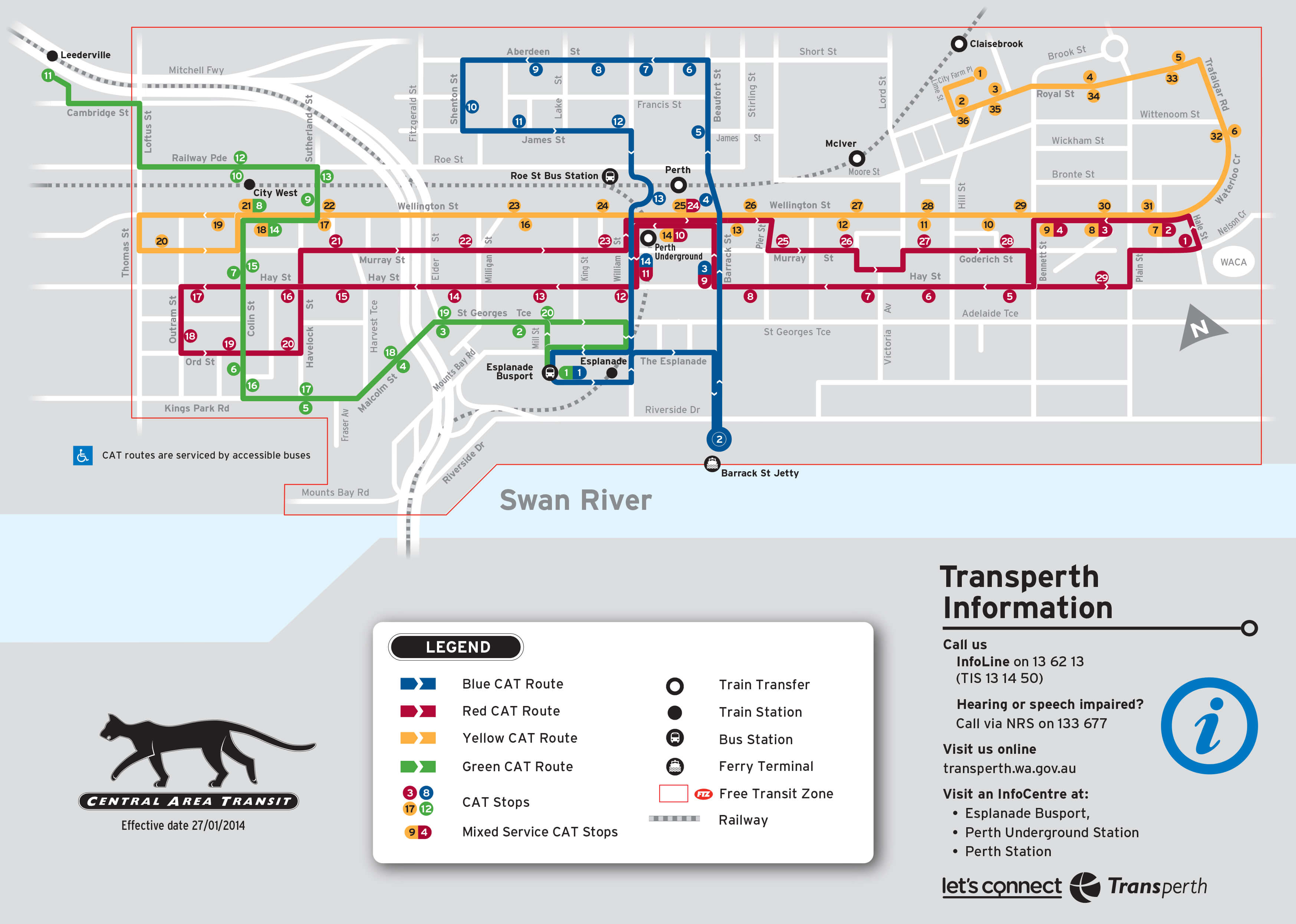 Image result for cat perth map transperth