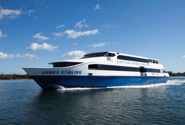 Captain Cruise Ferry On The Swan River Perth