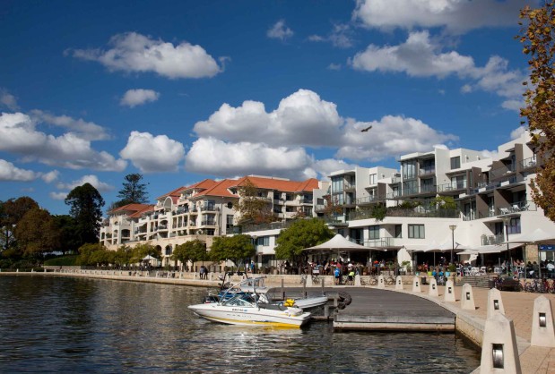 Claisebrook Cove East Perth Waterfront
