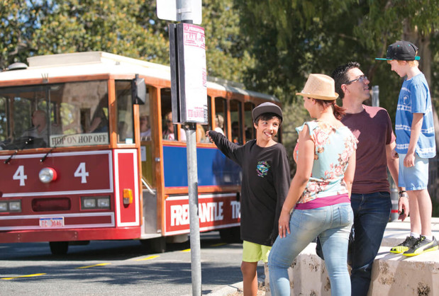 Fremantle Tram Tours Hop On Hop Off Stop