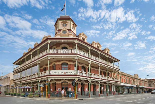 The National Hotel Facade Fremantle