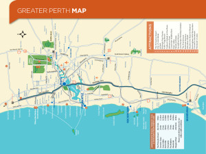 Pdf map Perth Australia 13
