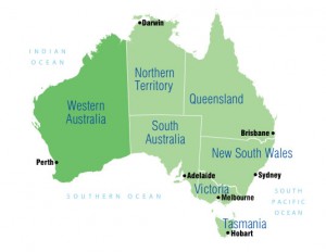 Perth Australia Map